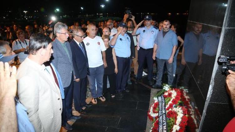 18nci yılında Gölcükteki deprem şehitleri anıldı