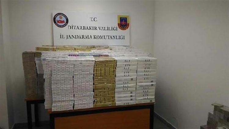 Diyarbakırda kargo şirketinde kaçak sigaraya 5 gözaltı