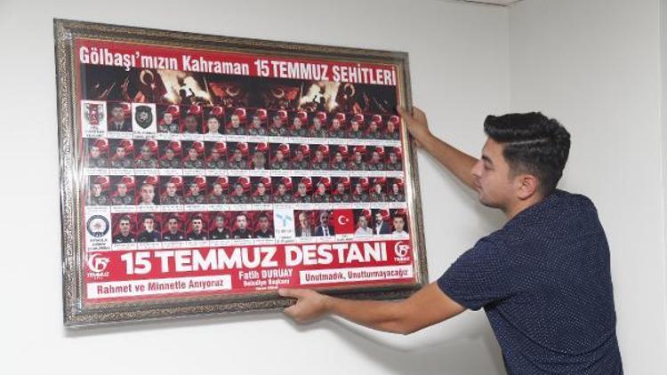 Gölbaşı Belediyesi, 15 Temmuzun şehitlerini unutturmuyor