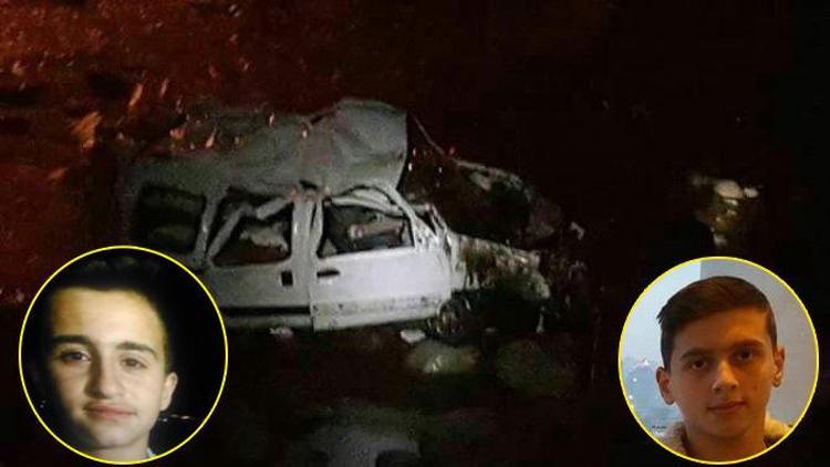 16 yaşında sürücü otomobili dereye uçurdu: 2 ölü, 3 yaralı