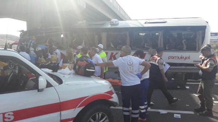 Ankarada otobüs kazası; 5 ölü, çok sayıda yaralı var- fotoğraflar
