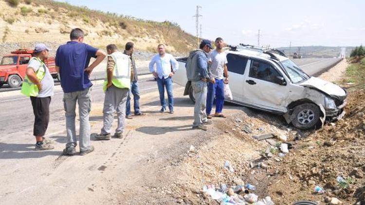 Malkara’da trafik kazası: 6 yaralı