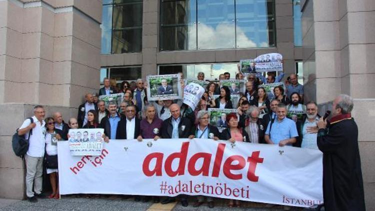 İstanbul Adalet Sarayında avukatlardan 21. Adalet Nöbeti
