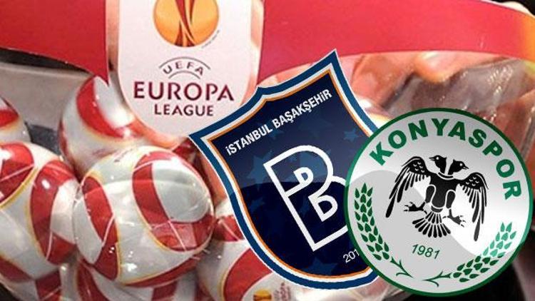 UEFAda Başakşehir ve Konyasporun rakipleri belli oldu