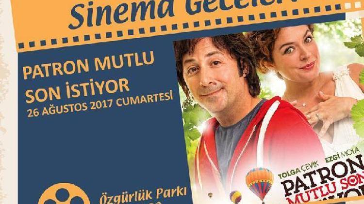 Çanakkalede Açık Hava Sinema keyfi devam ediyor