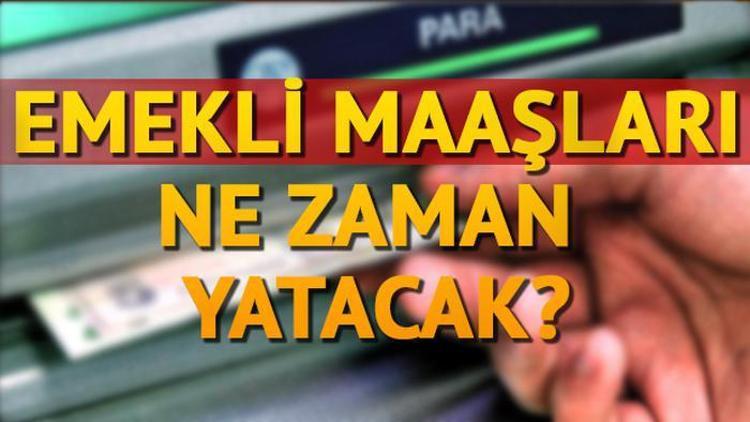 Emekli maaşları ne zaman yatacak Bakan Bozdağ tarih verdi