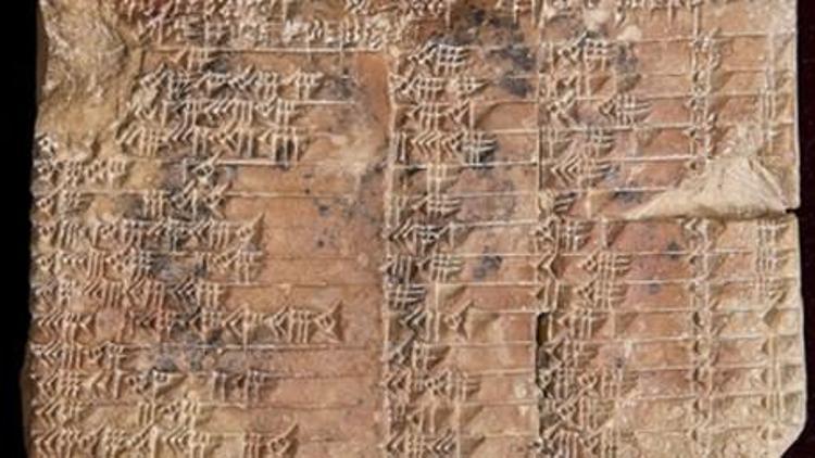 3 bin 700 yıllık trigonometri tableti bulundu