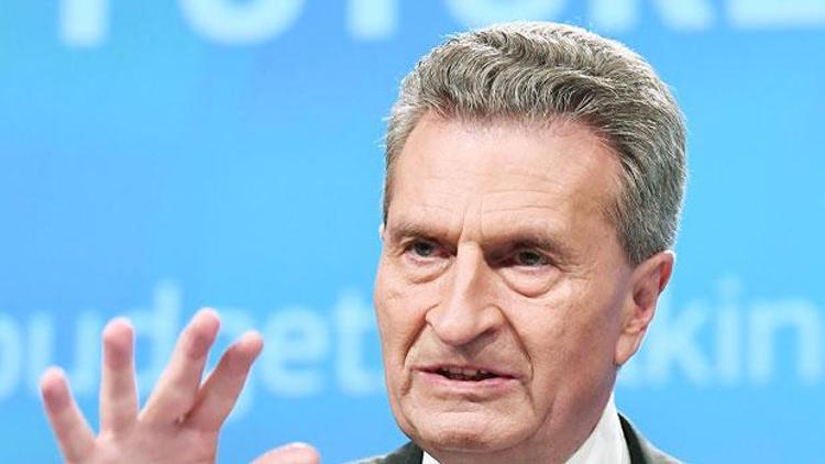 Oettinger: AB ülkeleri vaad edilen parayı finanse etmeli