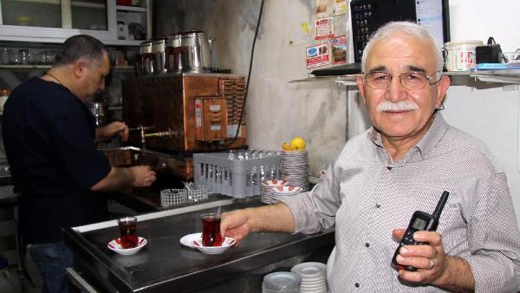 Çay ocaklarında telsiz ve bilgisayarlı sipariş dönemi