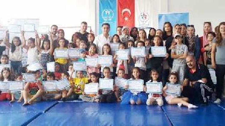 Yaz spor okullarında 7 bin öğrenciye sertifika