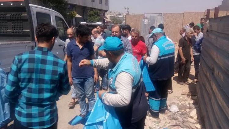 Gaziantepte vatandaşlara kurban atık poşeti