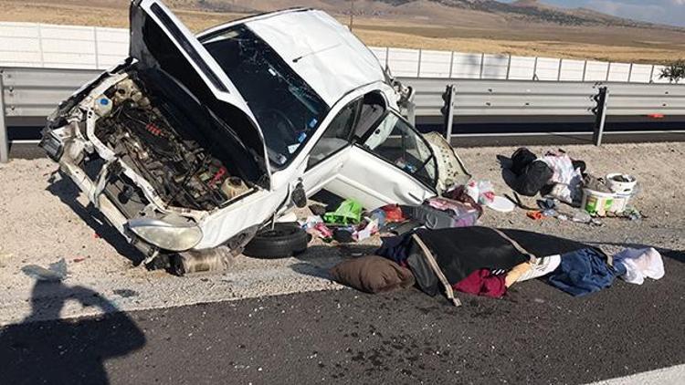 Aksaray’da trafik kazası: 1 ölü, 3 yaralı