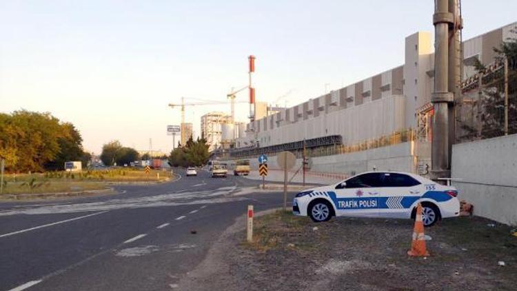 Tekirdağda maket polis araçları görevde