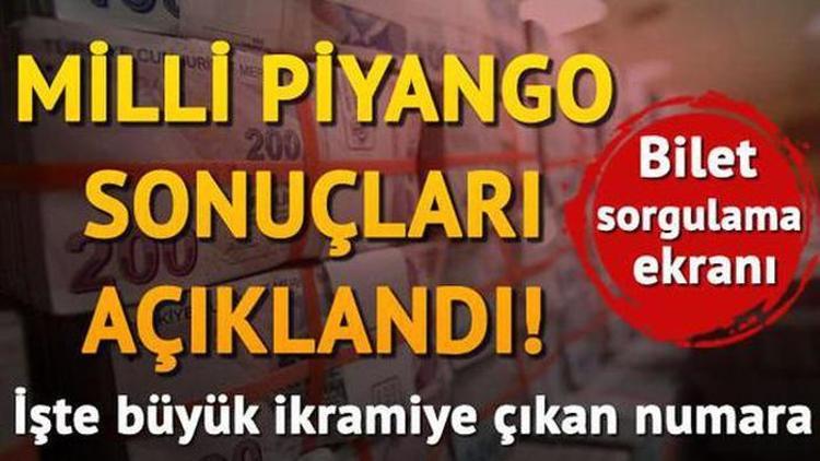 Milli Piyango sonuçları 4 milyon lira kazandırdı İşte, kazanan il ve ilçe merkezi