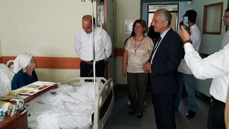 Bozgandan hastane ziyaretleri