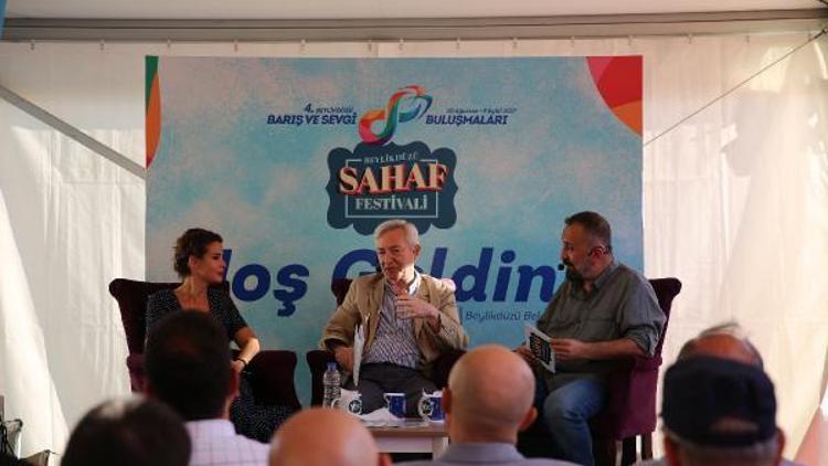 Beylikdüzü Belediyesi Nevşin Mengü, Mehmet Çağçağ, Vedat Özdemiroğlu ve Beşir Ayvazoğlunu Sahaf Festivalinde ağırladı