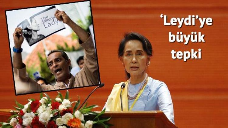 Nobel ödüllü Aung Arakan’da tecavüze uğradığını söyleyen Müslümanları yalancılıkla suçluyor