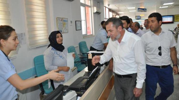 Sağlık Bakanlığı koordinatöründen hastalara ziyaret