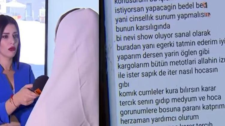 E-büyü sahtekarlığı... Etkili olması için cinsel şov yap