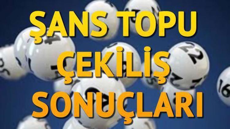 Şans Topu sonuçları 6 Eylül tarihinde Milli Piyango tarafından açıklandı