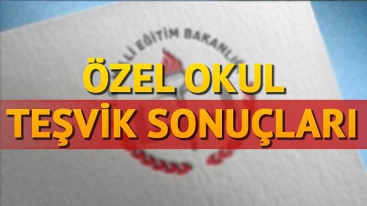 MEB özel okul teşvik sonuçları duyurusunu gerçekleştirdi Tercihler ne zaman yapılacak