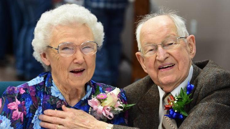75 yıldır evli olan Irma ve Harveynin kasırga şaşkınlığı