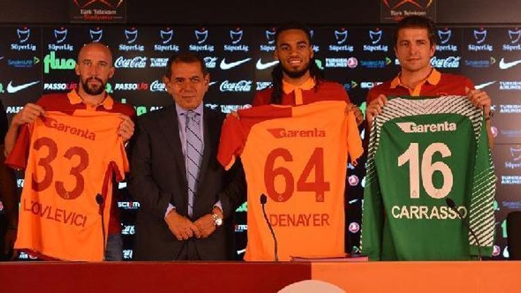 Galatasarayın yeni transferleri Denayer, Latovlevici ve Carrasso imzayı attı