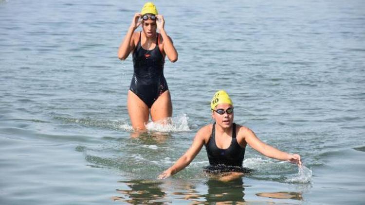 Edremitte Açık Su Yüzme Maratonu heyecanı