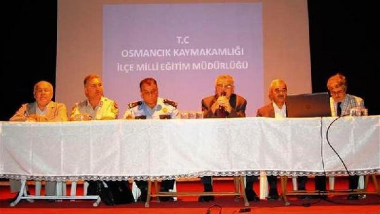 Osmancıkta okul güvenliği toplantısı
