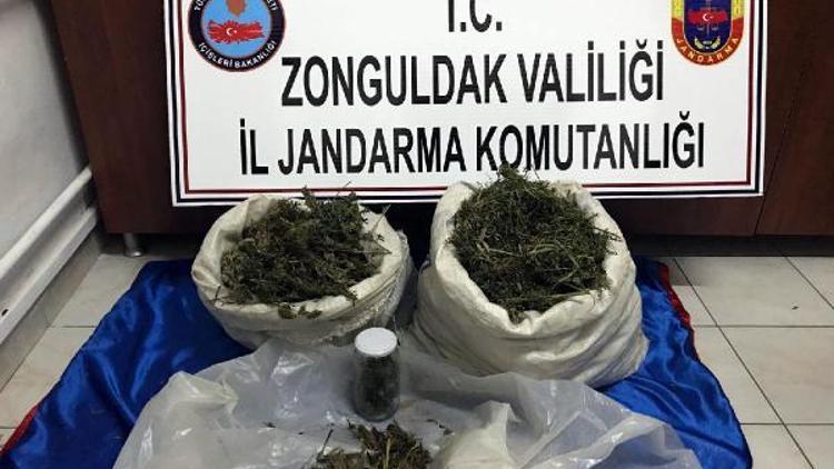 Zonguldakta uyuşturucu operasyonu: 3 gözaltı