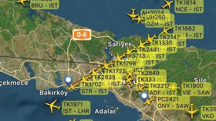 Atatürk Havalimanına inmeye çalışan pilot: 10 dakika içerisinde yakıtımız bitecek