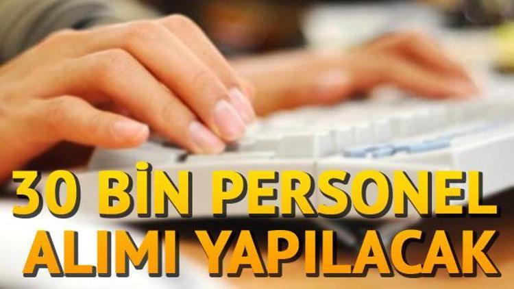 Kamuya personel alımı ne zaman yapılacak Hangi branşlarda memur alımı yapılacak