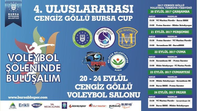 Uluslararası Cengiz Göllü Bursa Cup turnuvası başlıyor