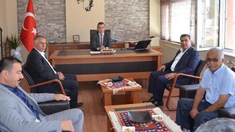 Başkan Eroğlundan, Kaymakam Solmaza ziyaret