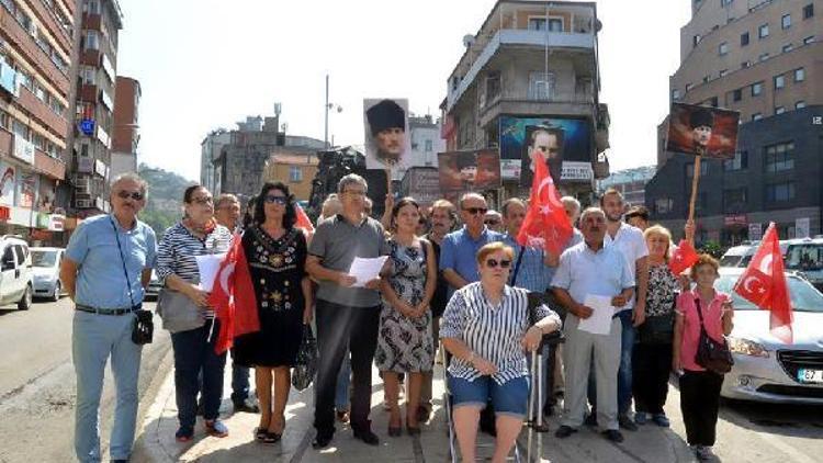 Zonguldakta Bağımsızlık referandumu tepkisi