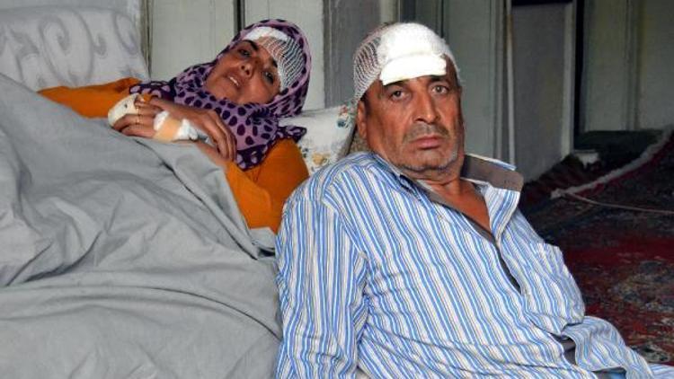 Hırsızlar, Suriyeden kaçan Türkmen çifti dövüp, paralarını aldı