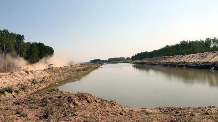 Edirneyi su baskınlarından kurtaracak kanal projesinin yüzde 90ı tamamlandı