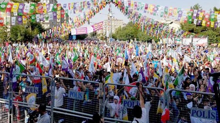 HDP’nin Diyarbakırdaki mitinginde yoğun güvenlik önlemi