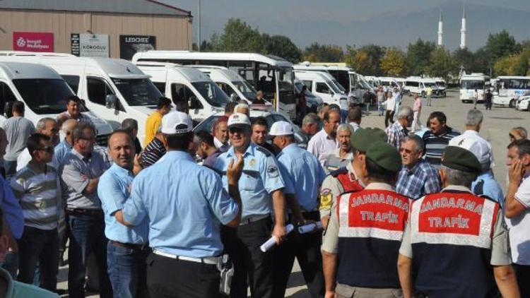 İnegölde servislere denetim