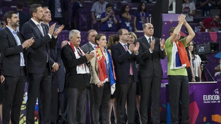 Başbakan Binali Yıldırım Eurobasket kupa törenine katıldı (FOTOĞRAFLAR)