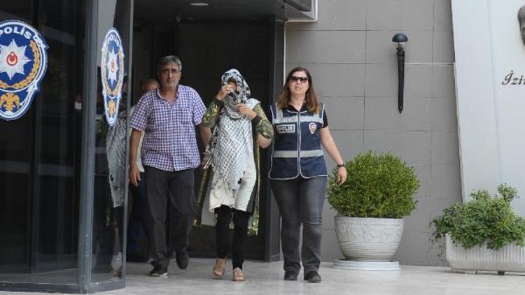 Bursada 9 aylık hamile kadın hırsızlıktan yakalandı