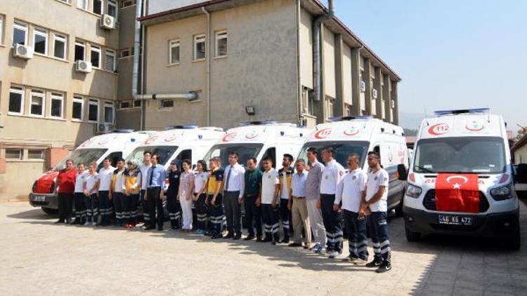 Kahramanmaraşa 5 yeni ambulans