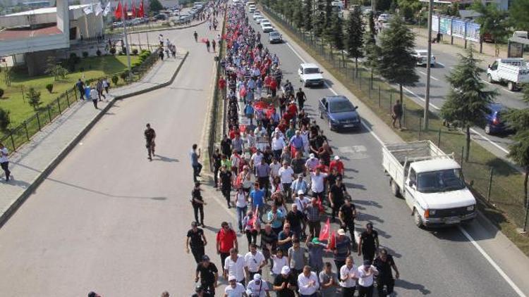 CHPnin Fındık İçin Yürüyoruz yürüyüşü başladı (2)