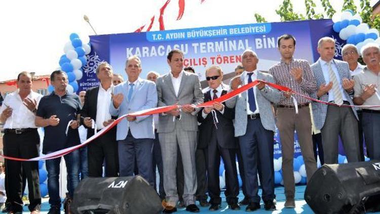 Karacasu Terminali törenle hizmete açıldı