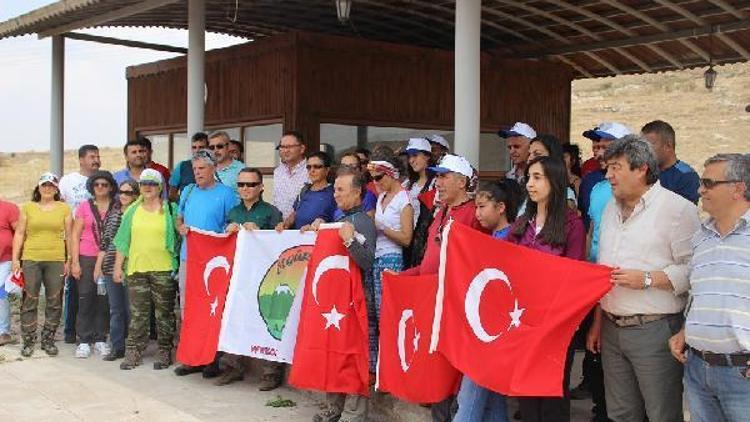 Pınarbaşında zirve yürüyüşü yapıldı