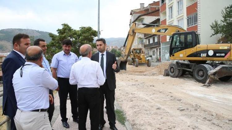 Başkan Eroğlu, çalışmaları yerinde inceledi
