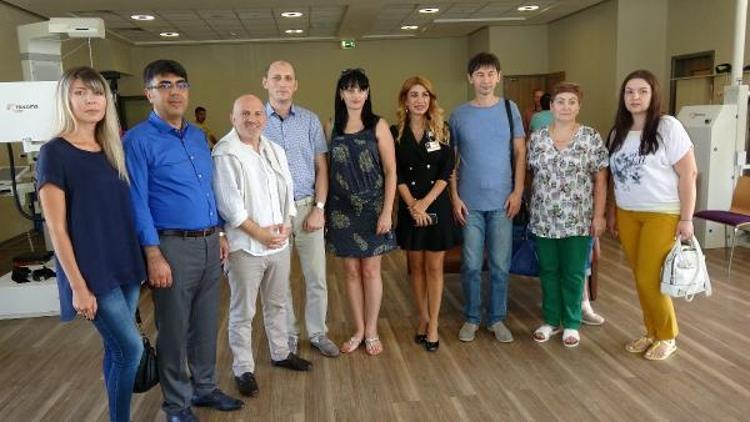 Rus doktor heyeti, Bursadaki fizik tedavi merkezinde inceleme yaptı