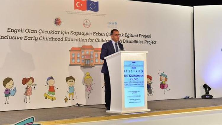 MEB ve UNICEFten engelli çocuklar için eğitim projesi