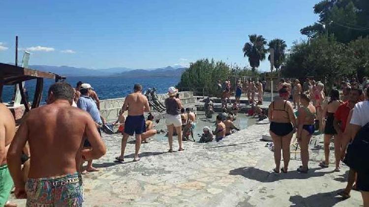 Sultaniye Kaplıcalarına turist yağdı