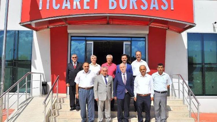 Vali Coşkun’dan Ziraat Odası ve Ticaret Borsası’na ziyaret